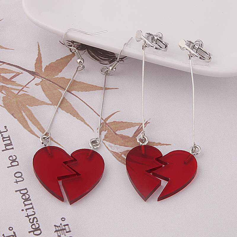 Anime JoJo Bizarre Adventure Earrings Cosplay Props JOJO Kakyoin Noriaki Cherry Earrings Ear Clip Men Girl Jewelry