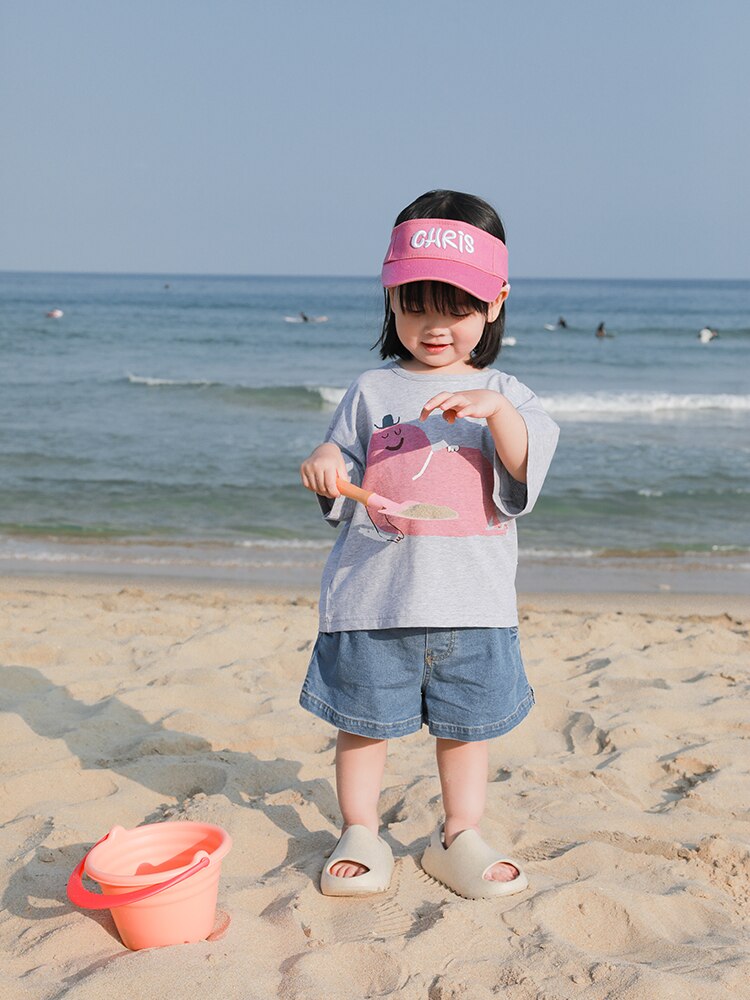 Jongens Meisjes Denim Shorts Alle-Wedstrijd Bovenkleding Kinderen Zomer Buitenlandse Losse Casual Broek