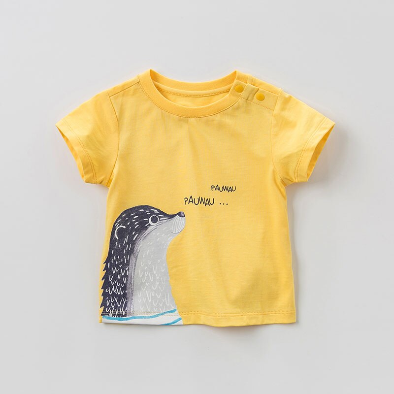 Dbm 10603 dave bella zomer baby jongenskleding kinderen print t-shirt baby peuter trui kinder t-shirts