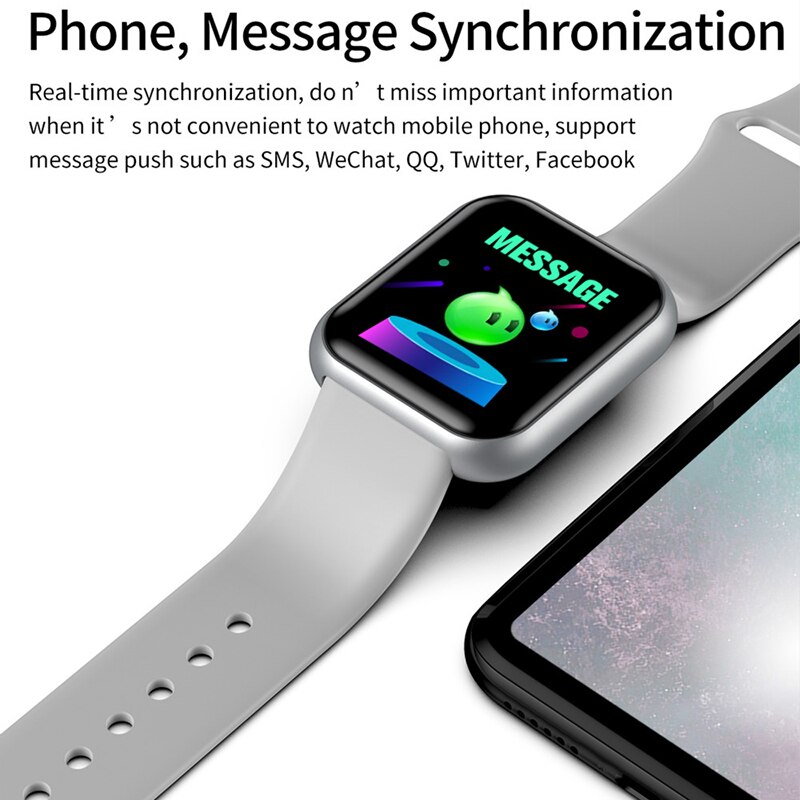 Smart Horloge Vrouwen Mannen D20 Smarthwatch Hartslag Gezondheid Monitoring Bloeddruk Sport Tracker Smart Polsband Bloed