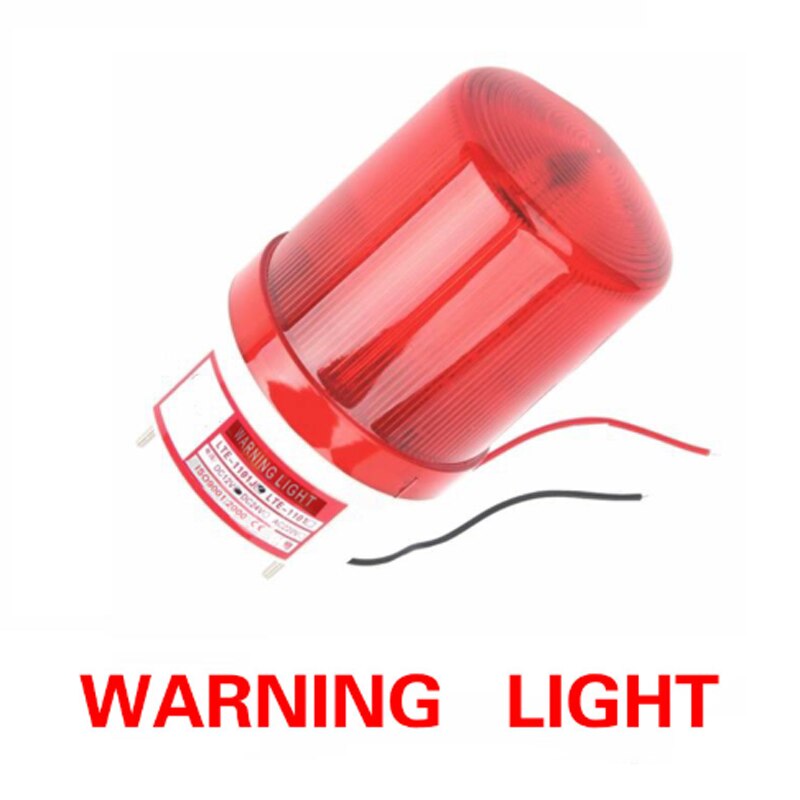 Wired flashing LED siren Wired Red Flash Light fire light emergency lighting