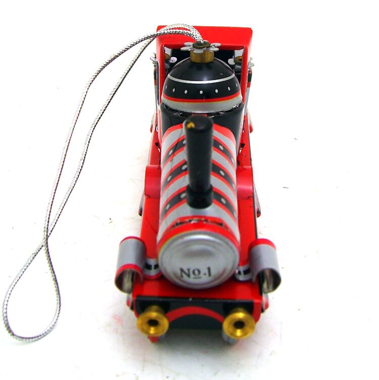 Antique Style Childhood Memory Toys Tin toys Metal Train Models Christmas Pendent Decoration MF411