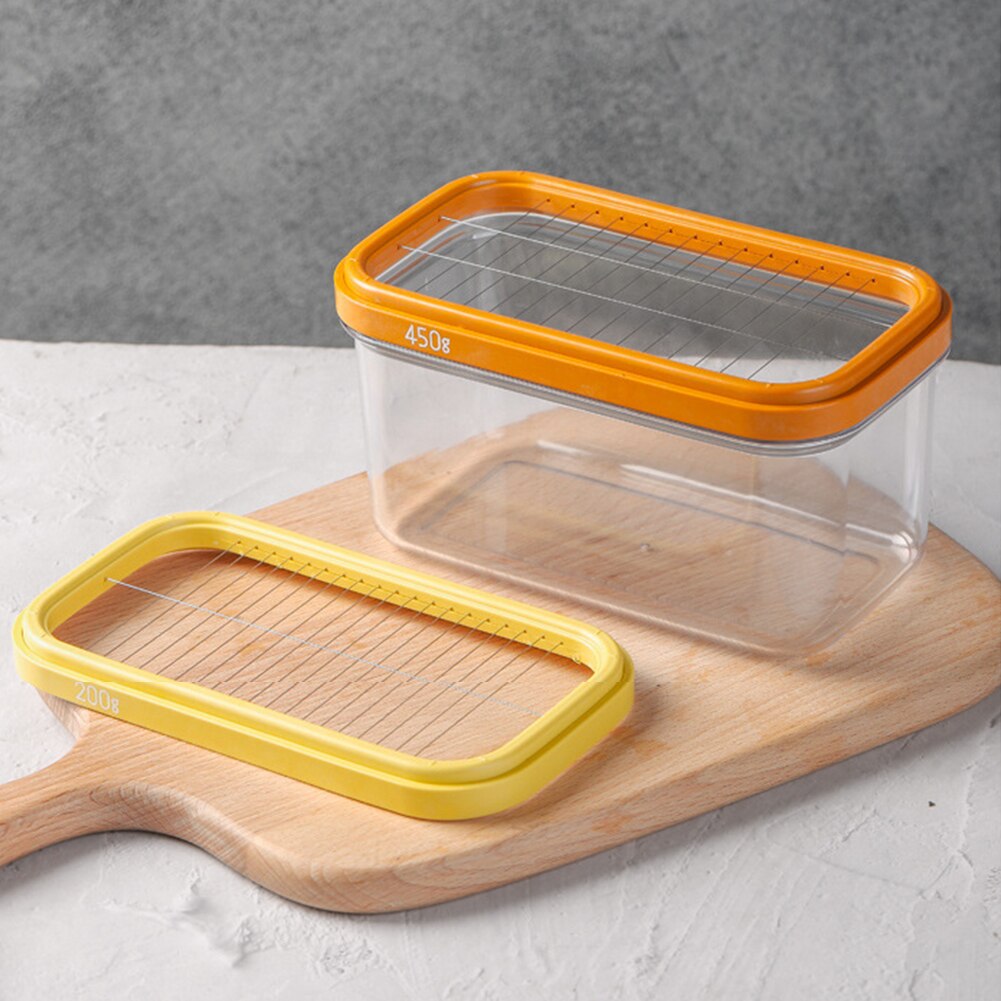 Picknick Boter Thuis Clear Container Bakken Tool Verzegeld Voedsel Opbergdoos Behoud Koelkast Keuken Houden Verse Rechthoekige