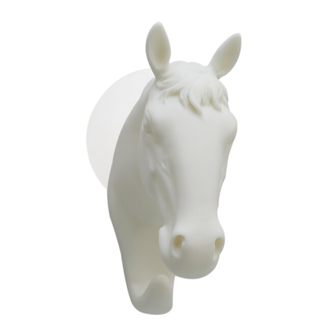 Gancho decorativo de pared para muebles del hogar, ganchos pequeños y modernos, ganchos multifuncionales, joyería para pared, llaves, perchas creativas: Beige Horse