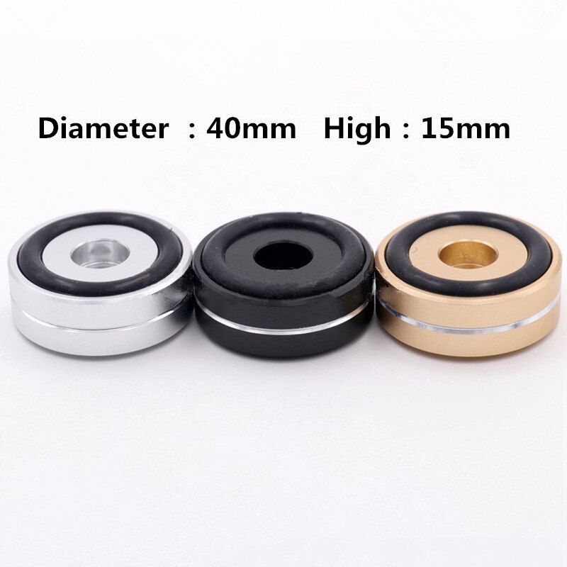 S-009 Alle Aluminium 1 Set/4 Stuks Eindversterker Shock Voet Kussen Speaker/Cd Speler/Subwoofer Shock voeten