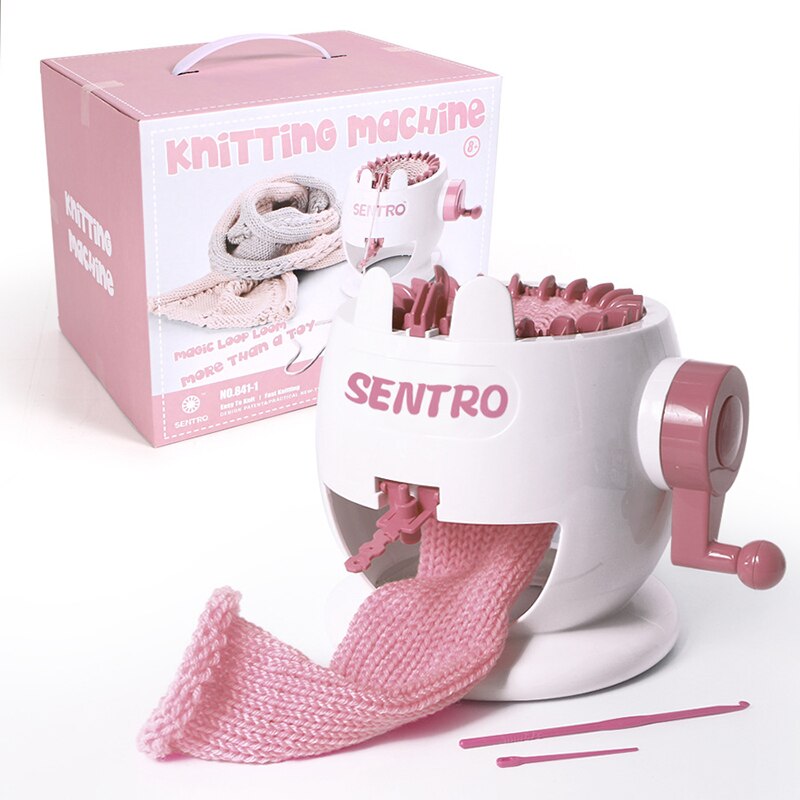 22/40 nåle håndlavet uld strikkemaskine cylinder uldvæv diy håndstrikket sweater hue tørklæde sokker voksne børn syværktøj: 22 nåle-kanin