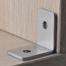 304 Stainless Steel Square Angle Code 90 Degrees Thicker Angle Angle Iron Furniture Connector Tripod Stent Layer Board Bracket
