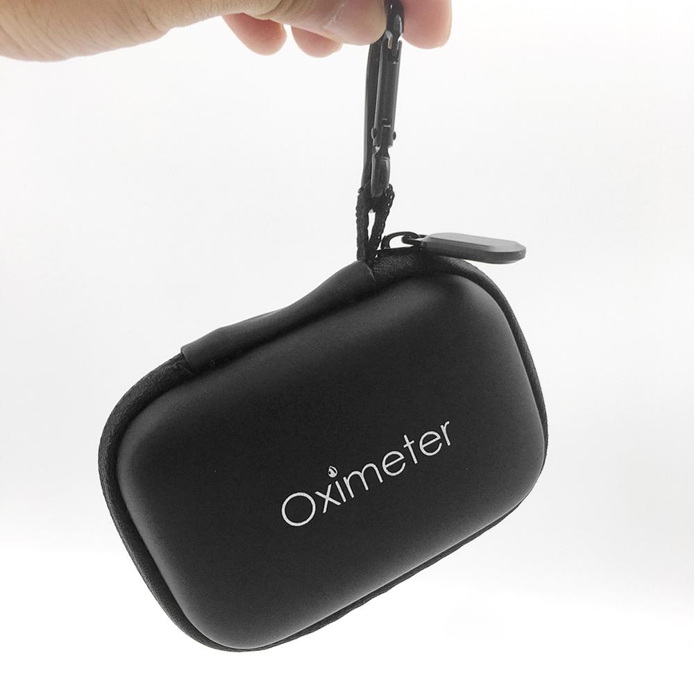 Compteur numérique de Saturation d'oxygène du sang SPO2 du bout des doigts oxymètre de pouls LED: bag