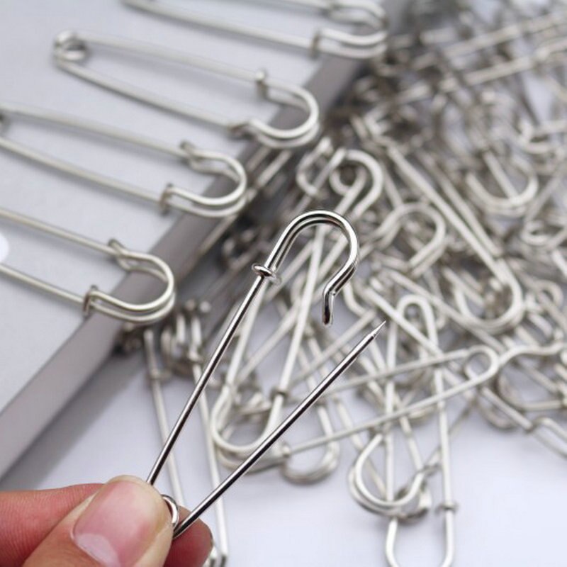 Alfileres grandes y fuertes de seguridad para mantas, 5 piezas, 50/60/70/75/89/100mm, alfileres de seguridad para DIY, broche, joyería artesanal, alfileres para alfombras