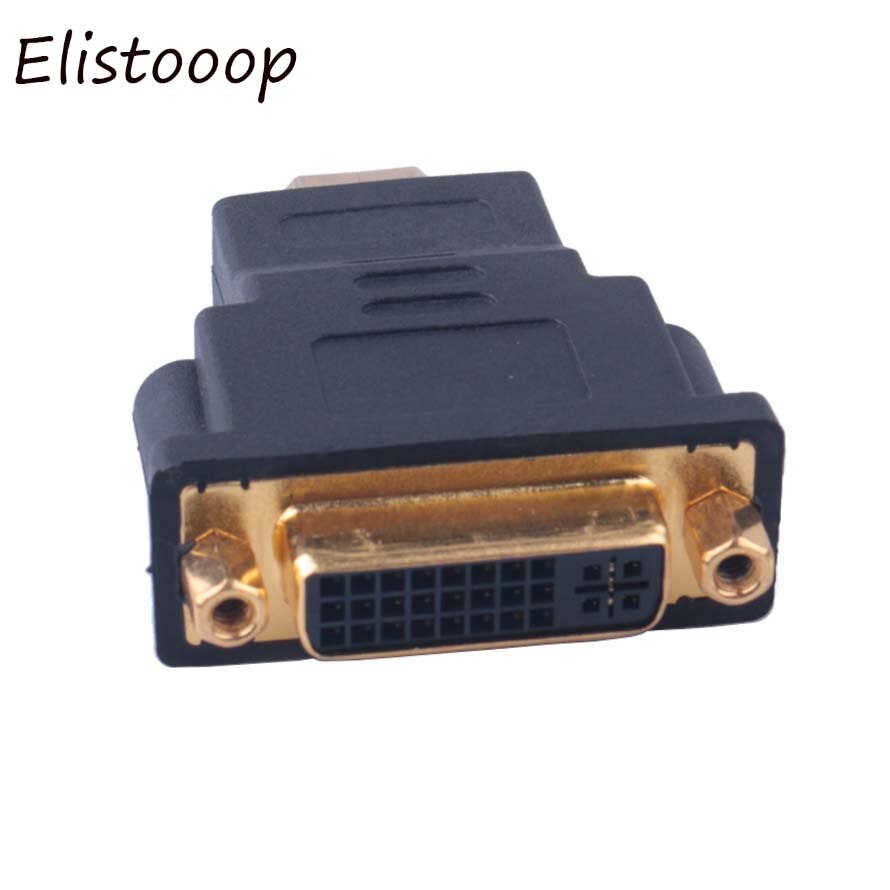 Hdmi til dvi han til hun 24+5/24+1 dvi grafikkort konverter adapter guldbelagt 1080p til for hdtv lcd dvi kabel: 24-5