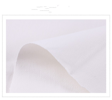 100% Cotton denim Fabric DIY sewing clothing making fabric: White