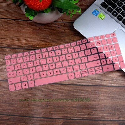 Silikon Tastatur Abdeckung Haut Schutz Für Dell Inspiron 15 5000 5590 5598 7000 7590 7591 Vostro 15 5590 v5590: Rosa