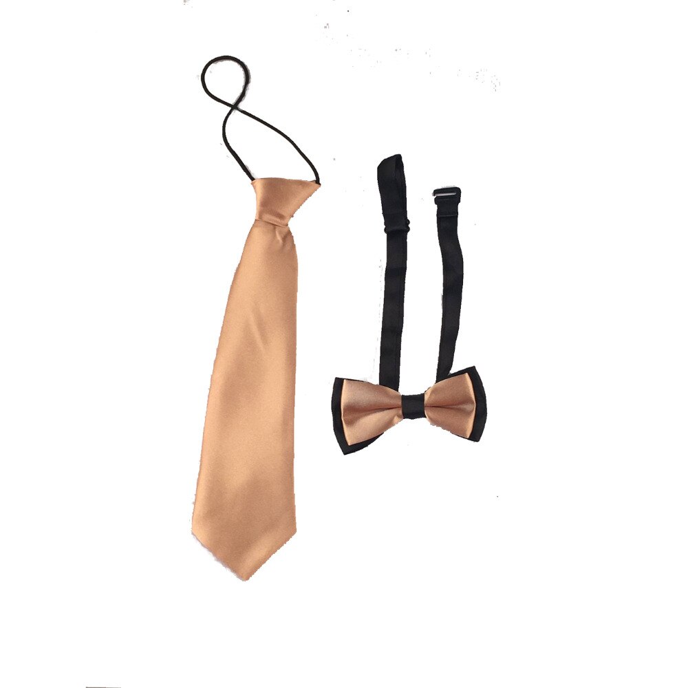 2 stk børne & #39 ;s børn unisex ensfarvede slips butterfly bryllup drenge butterfly tøj tilbehørstr 0011