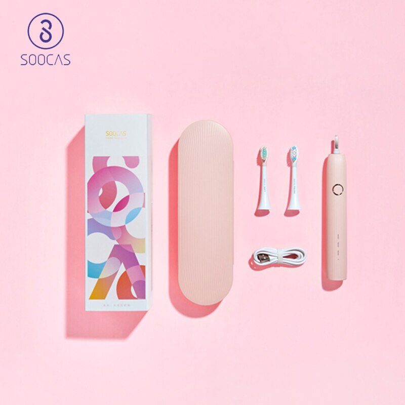 SOOCAS V1 Electric Toothbrush Sonic Ultrasonic Automatic Type-c Rechargeable Waterproof Tooth Brush Adult Travel Box