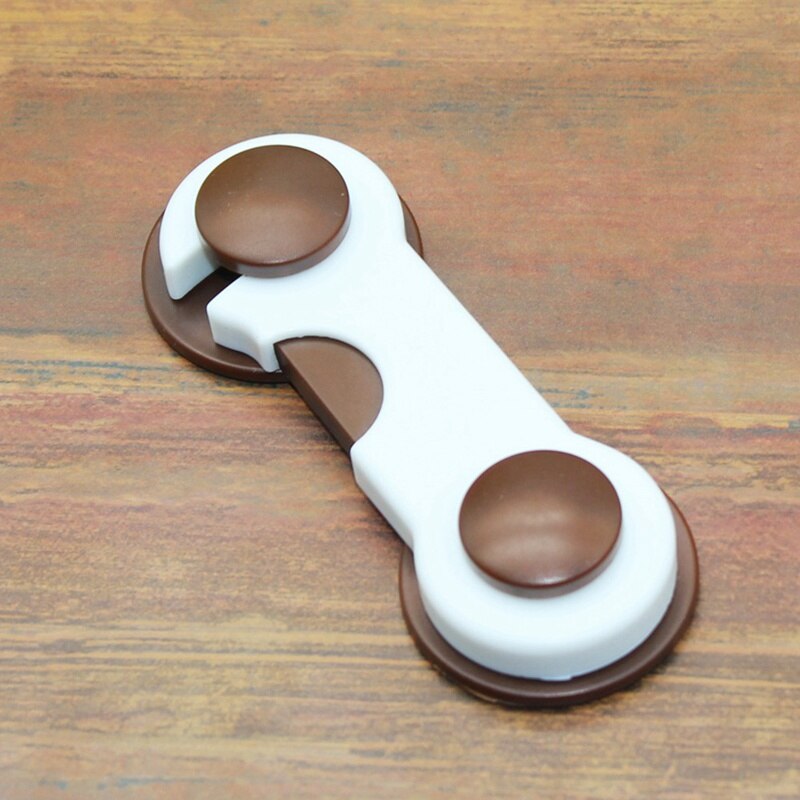 1pc Plastic Cabinet Lock Child Safety Baby Protection From Children Safe Locks For Refrigerators Baby Security Drawer Latches: coffee2