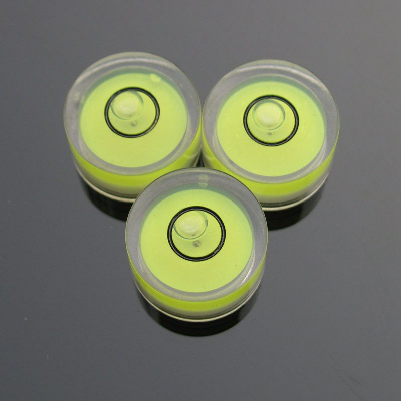 HACCURY 15*8mm Acryl waterpas Camera Accessoires mini waterpas Circulaire bubble level Balancing apparatuur