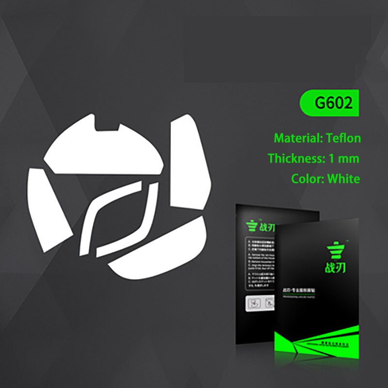 1Set 0.6Mm Witte Muis Pads Gaming Muis Voeten Muis Skate Voor Logitech G Pro Draadloze En Anderen Model: G 602