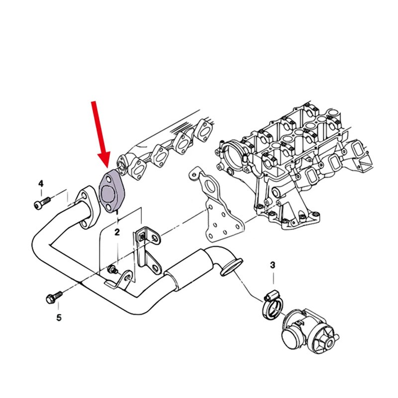Kit de suppression de bloc de vanne Egr, plaque de suppression pour BMW E53 E38 E39 E46 X5 3 318d, accessoires de voiture