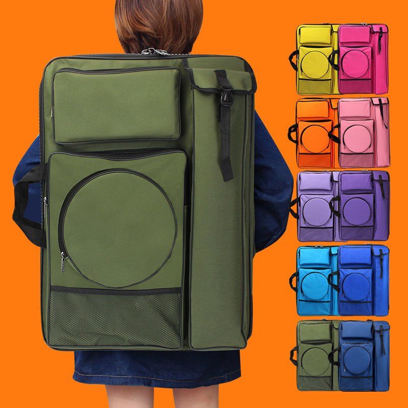 Planche à dessin sac de rangement croquis étudiant grand sac de rangement Photo outil d'art multifonctionnel sac à main fournitures d'art
