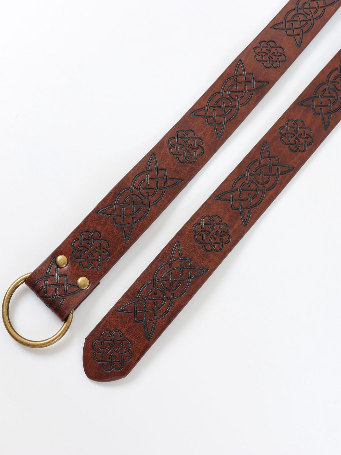 Cinturón vikingo renacentista, cinturón celta de cuero para hombre, pretina Medieval, guerrero de aventura, accesorios de disfraz de Cosplay en relieve