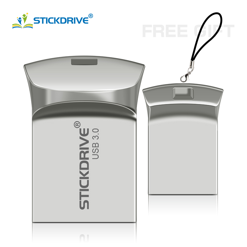 Super mini usb 3.0 flash-stasjon 32gb høyhastighets 16gb 64gb minnepenn 2 flash-usb 3.0 pinne 128gb liten u-disk