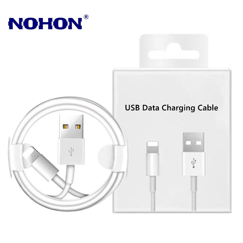 1m 2m Original USB Ladekabel für iPhone 6 6S 7 8 Plus 5 5S SE X XR XS 11 12 Pro Max Schnelle Ladegerät Telefon USB Daten Sync Kabel