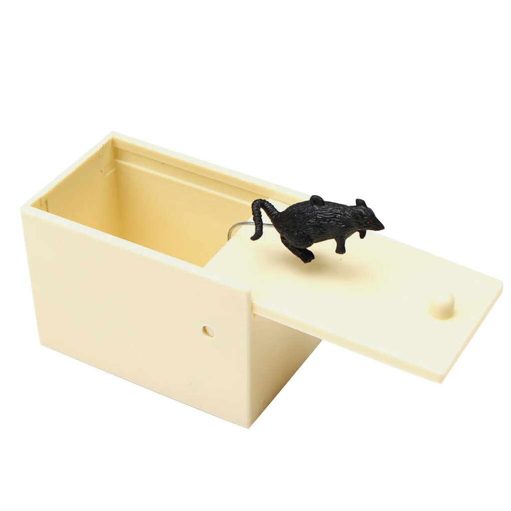 Prank Snuisterij April Fool 'S Day Spoof Grappige Schrikken Kleine Houten Doos Spider Scary Meisjes Onderwijs Baby Speelgoed игрушки Juguetes: B