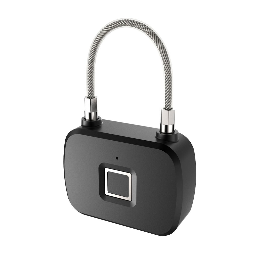Quick Padlocks L13 Smart Thumbprint Door Padlocks Rechargeable Do... – Vicedeal