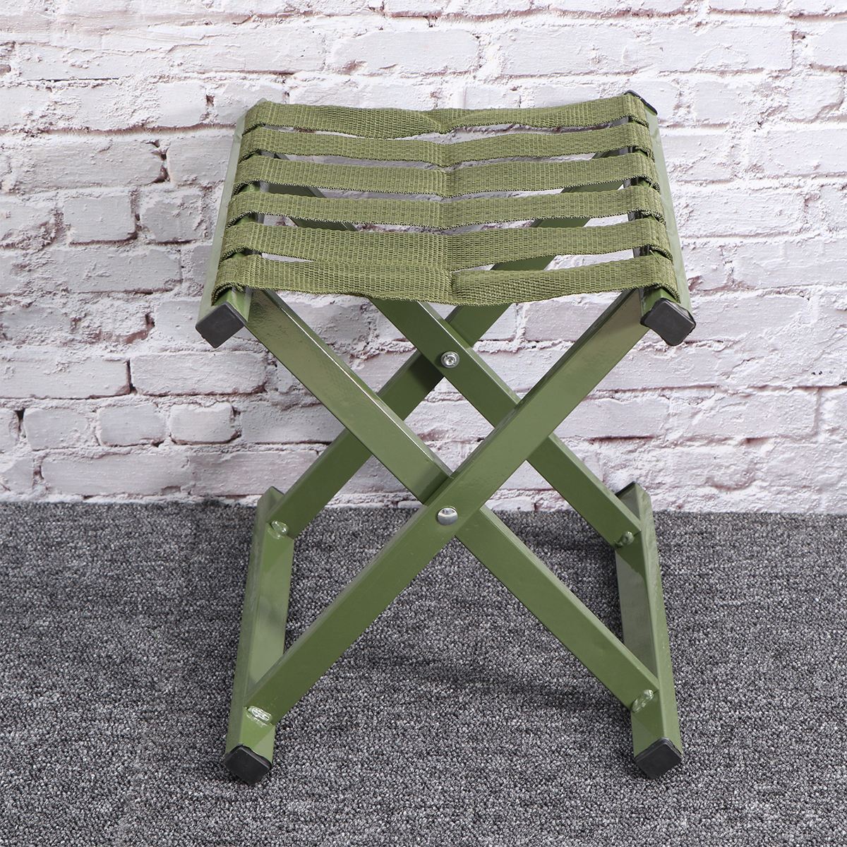 1pcs Outdoor Foldable Chair Stool Portable Aluminium Alloy Simple Stool Chair Seat For Camping Outdoor Traveling Fishing