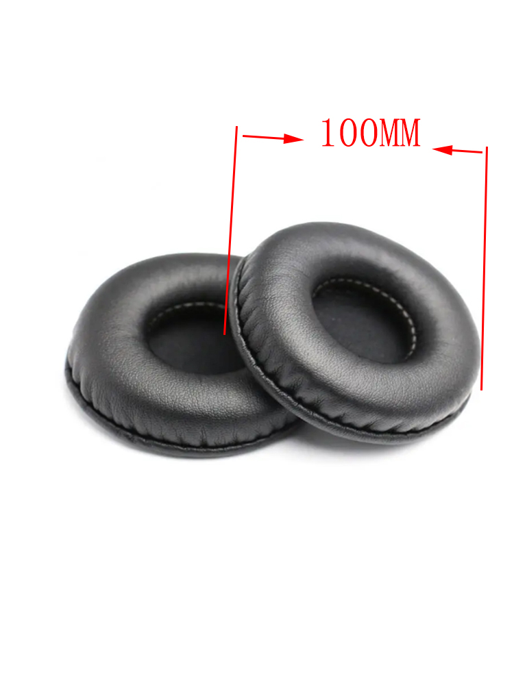 Ohrpolster für Kopfhörer, Schwamm, Leder, Schaumstoffkissen, 40 mm, 50 mm, 55 mm, 60 mm, 65 mm, 70 mm, 75 mm, 80 mm, 85 mm, 90, 95 100, 105 mm, 110 mm: Gold