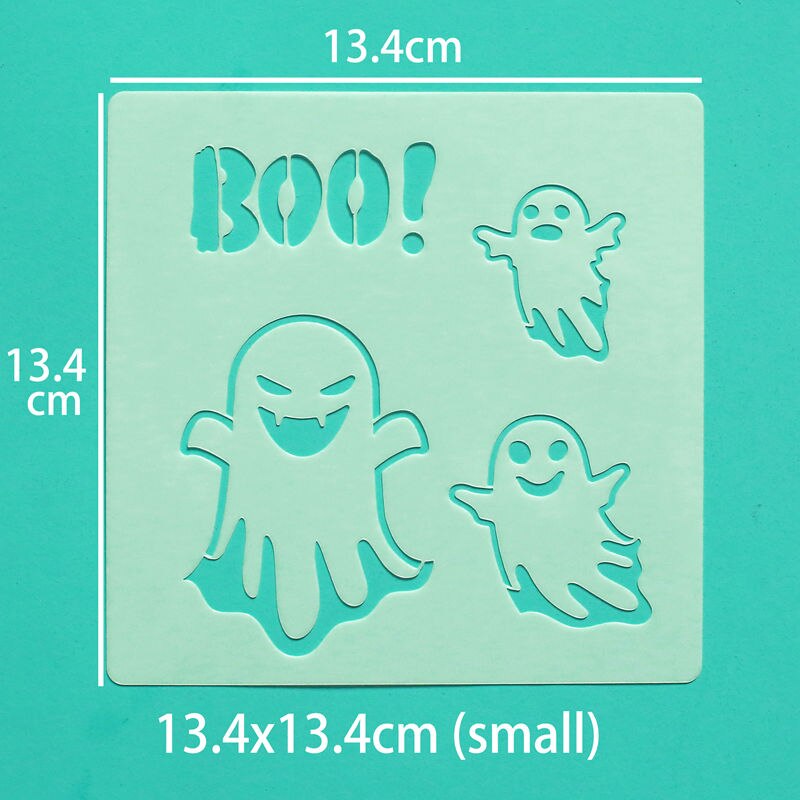 18 kpl halloween-kerrosstensiilit tarramaalaus scrapbookingiin/paperi-diy-korttien teko/kankaiden kakkukoristeiden ompelu