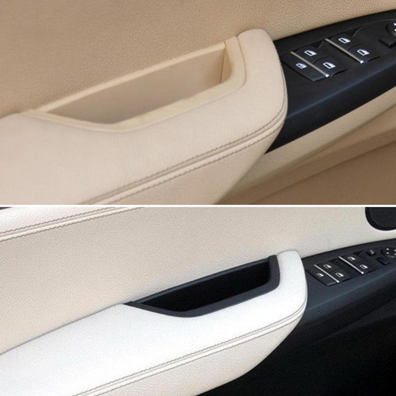 Auto voorste linker deur binnenzijde handgreep afdekking met opbergvak auto-styling accessoires voor bmw  x3 f25 x4 f26 11-17