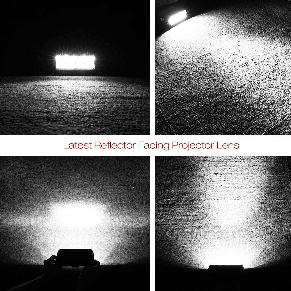 Nlpearl 12v 24v 4 ~ 20 inch led-balk offroad spot flood beam led-lichtbalk voor auto, vrachtwagen, boot, tractor 4 x 4 atv barra led-werklamp