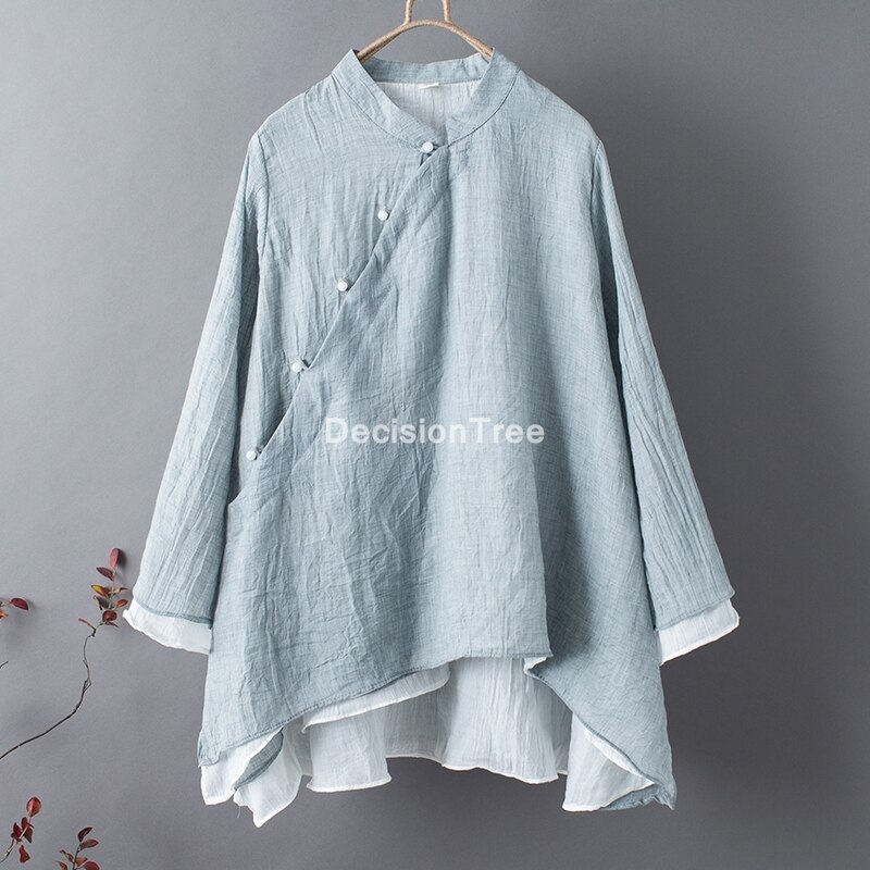 ladies women chinese traditional top qipao shirt cheongsam blouse traditional chinese cheongsam blouse for women: color4
