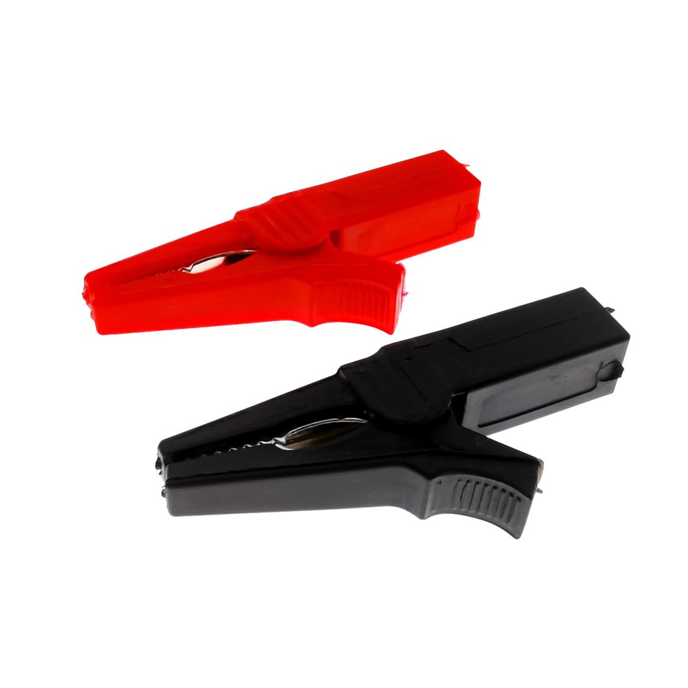 55 Mm Alligator Clip + Banana Plug Test Probe Met 4 Mm Banaan Plug Kabel Clips Socket Batterij Rood Zwart