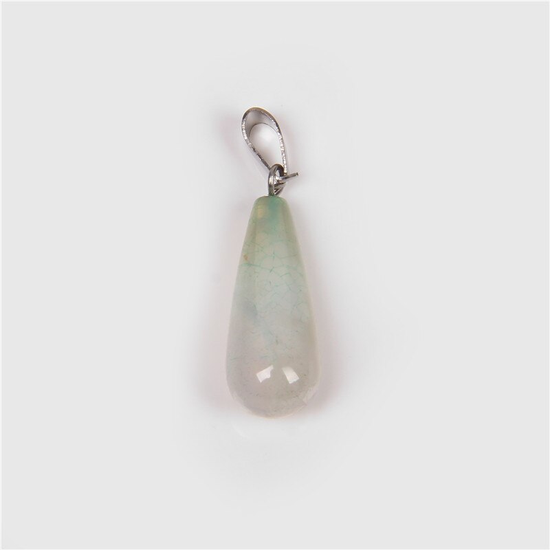 Grande pierre naturelle en forme de goutte d'eau, 5 pièces, pendentif Agates bleu en grès œil de tigre, Style Unique, collier à breloques, bricolage