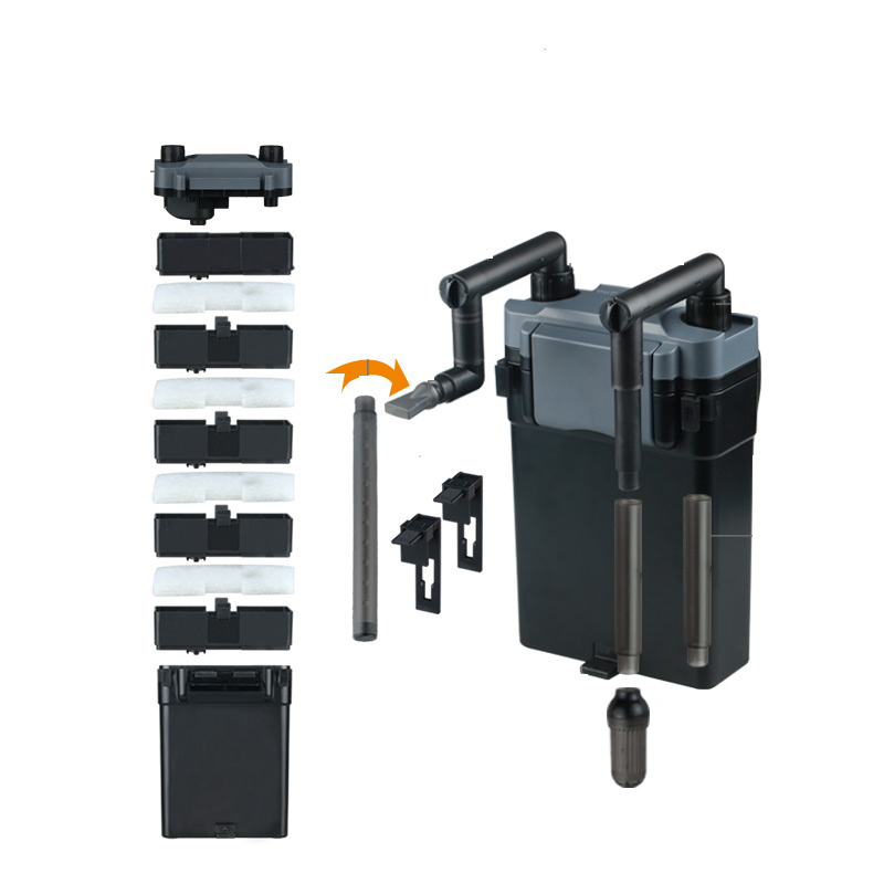 SUNSUN HBL-801/802/803 Tank Filter Wall-mounted Fish Tank Filter Barrel Aquarium External Grass Tank Filter Small Barrel Filter