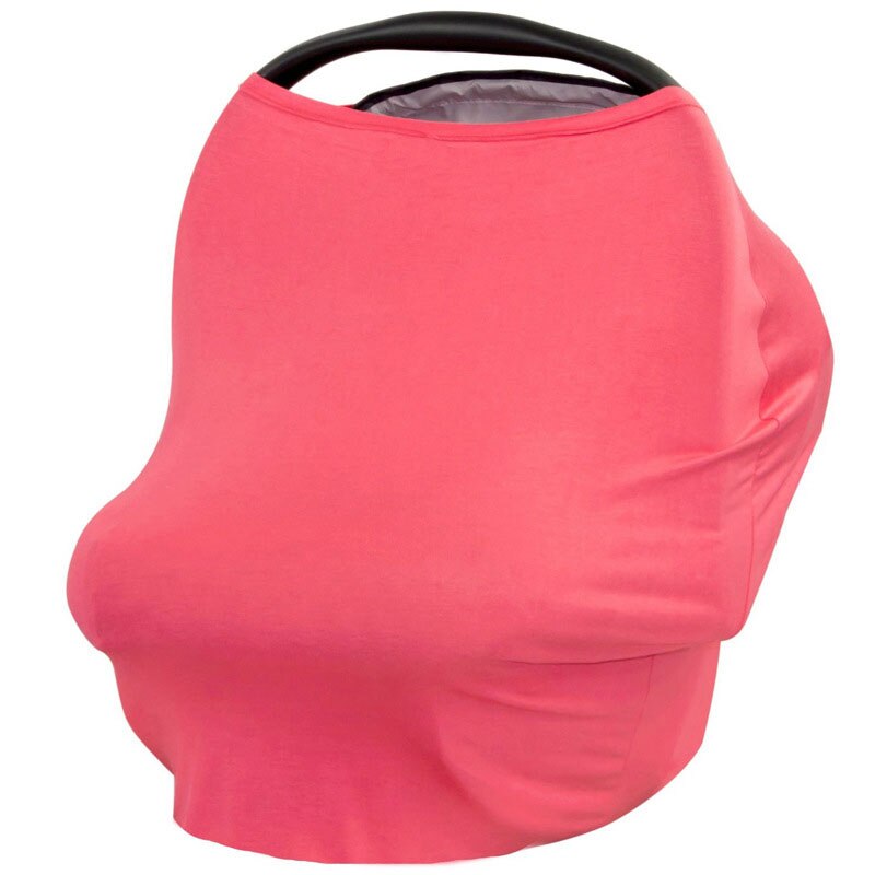 3 In 1 Multi Use Cover Lactation Nursing Cover Solid Color Baby Carseat Cover Newborn Breastfeeding Cape Shopping Pram Stroller: ZC0007