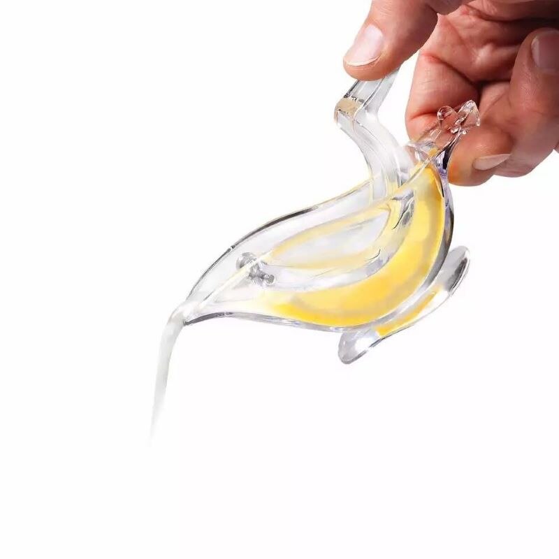 1 Pcs Acryl Citroen Clip Handleiding Transparante Fruit Juicer Keuken Bar Gadget Abs Boot Vorm Squeeze Fruit Huishoudelijke Accessoires