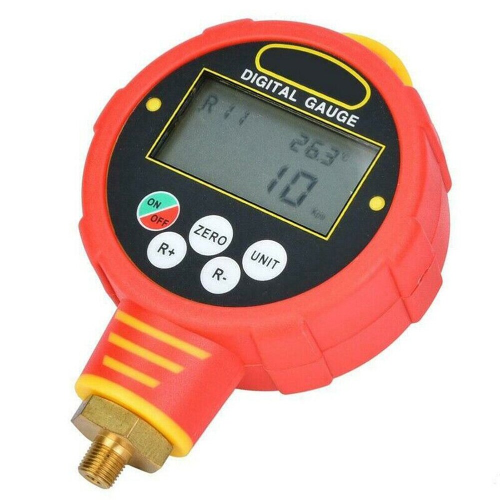 Wk-688l Air Conditioning Measuring Portable Tester Pressure Vacuum Meter Manifold Gauge Digital Display Tools Backlight Home