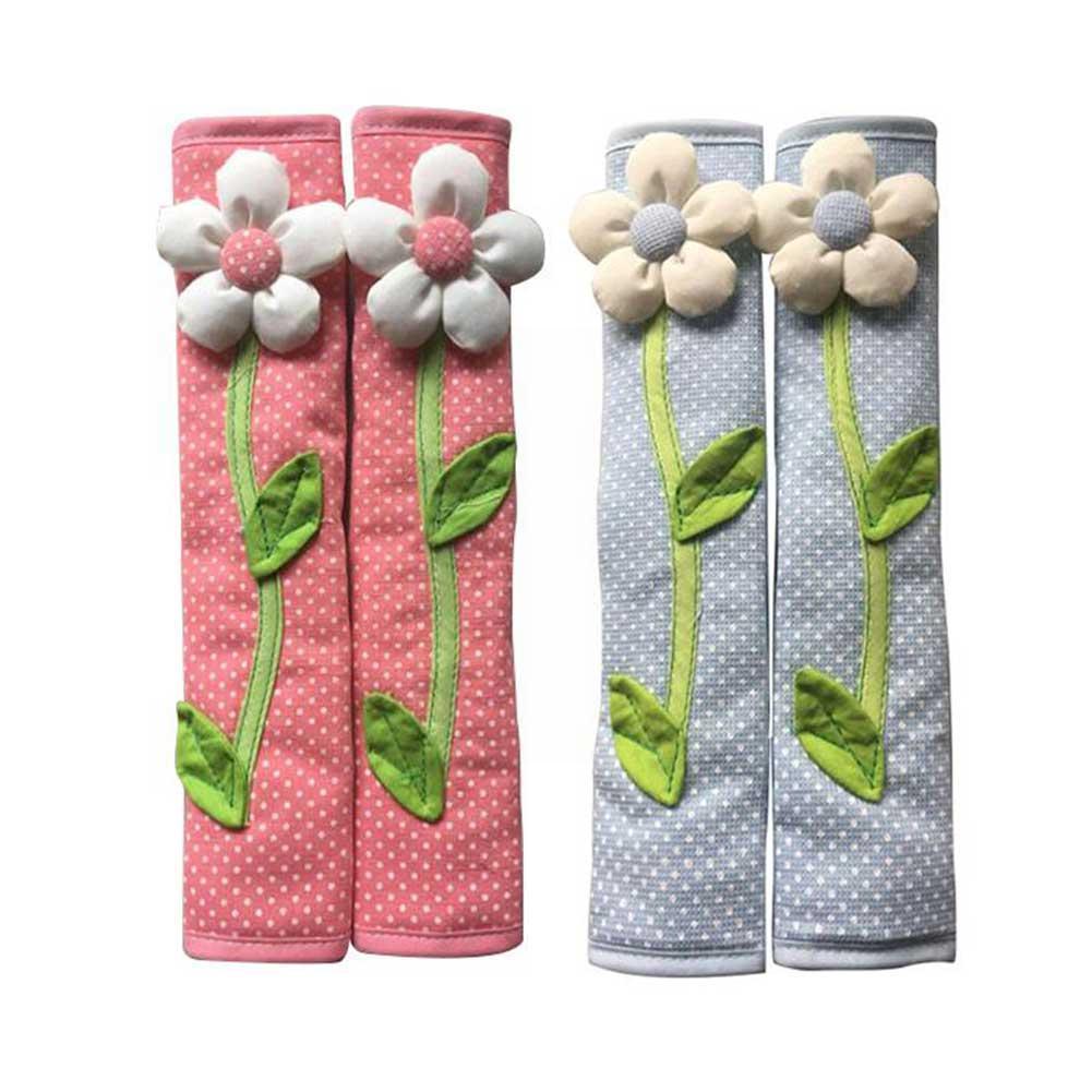 Cubierta de mango de tela para puerta de frigorífico, accesorios para el hogar, guantes dobles, perilla de algodón, L7s2