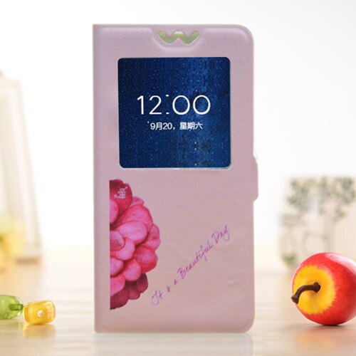 QIJUN Cover capa Voor LG G3S G3Beat G3 Mini g3mini D724 D725 Geschilderd Cartoon Magnetische Flip Window PU Lederen Telefoon bag Cover: Cordial