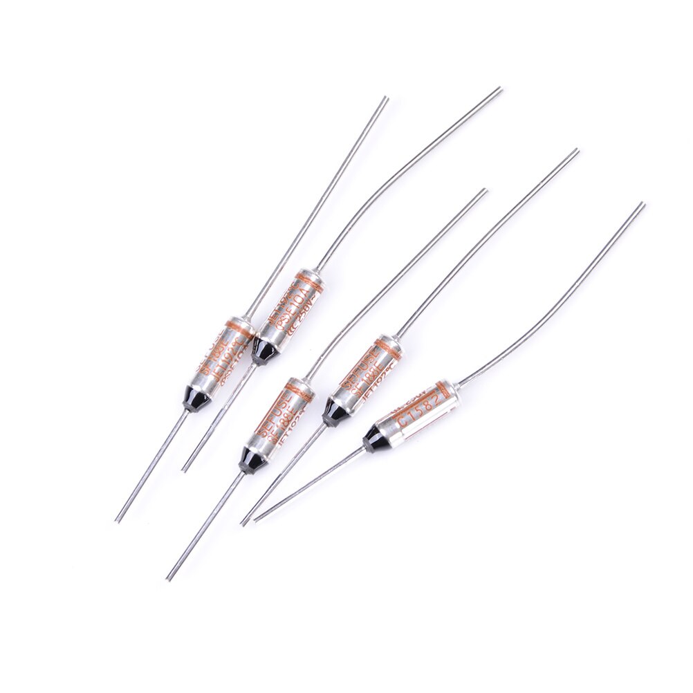 5pcs/lot 10A 250V 192C SF188E Thermal Fuse Thermal Cutoffs Tf192C Degree Temperature Fuses