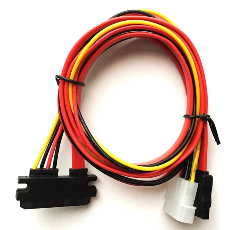 3 x 6Gb/S SATA3 15Pin to SATA 7Pin +IDE Molex 4Pin Power / Data Combo Cable for PC SATA 3.0 SATAIII 6Gbps Hard Drive
