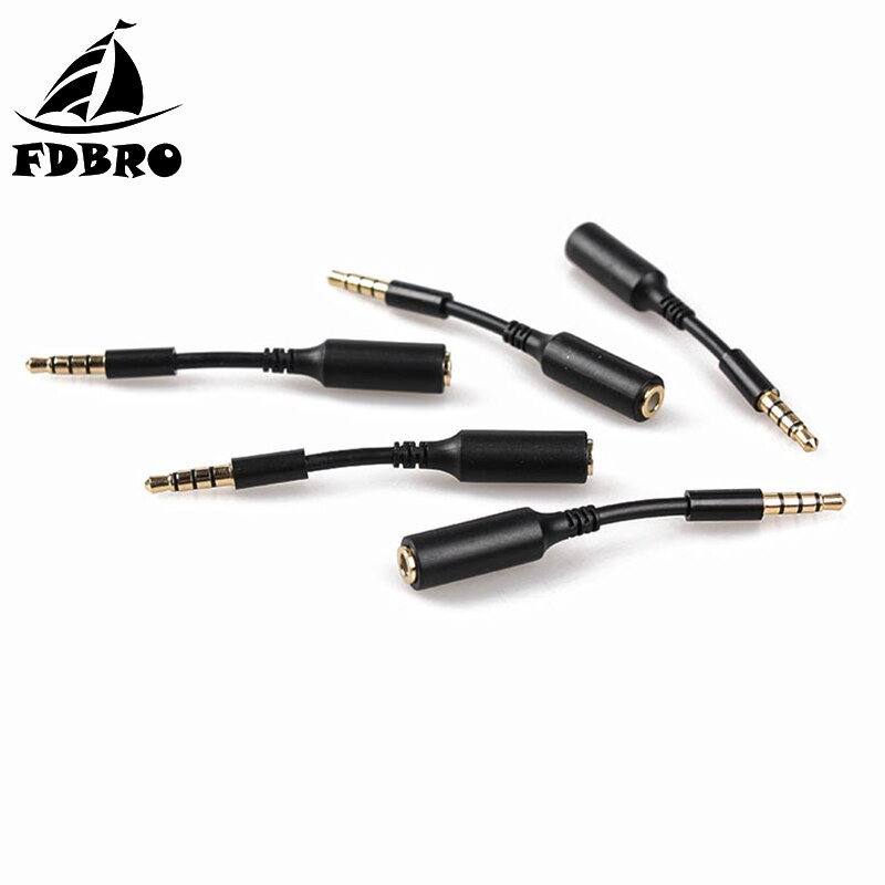 Fdbro 10 Pcs Verlengsnoer Kabel Audio Jack Plug 3.5Mm Male Naar 3.5Mm Vrouwelijke Jack Breiden Draad plug Connector Adapter