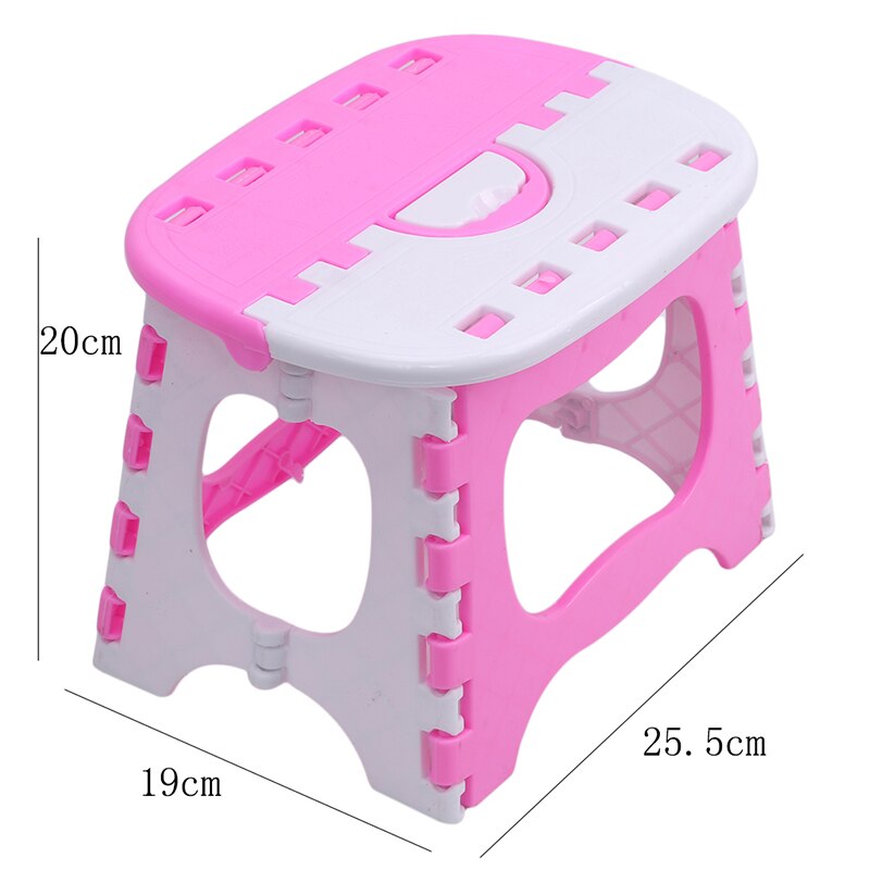 Tabouret pliant Camping chaise siège pour la pêche pratique en plastique Portable escabeau maison Train extérieur intérieur pliable chaise