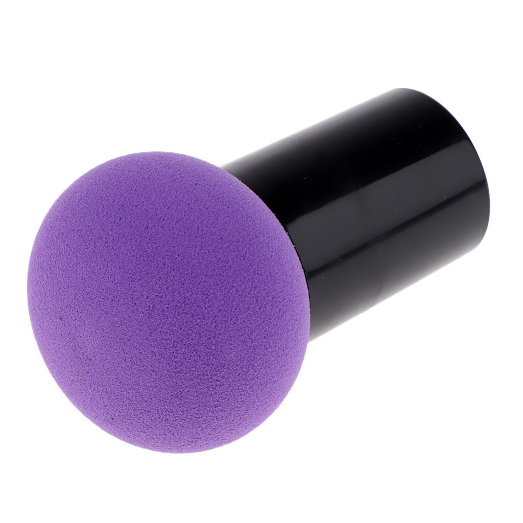 Svampeformet makeup foundation svamp blender pulver puff kosmetisk applikator værktøj