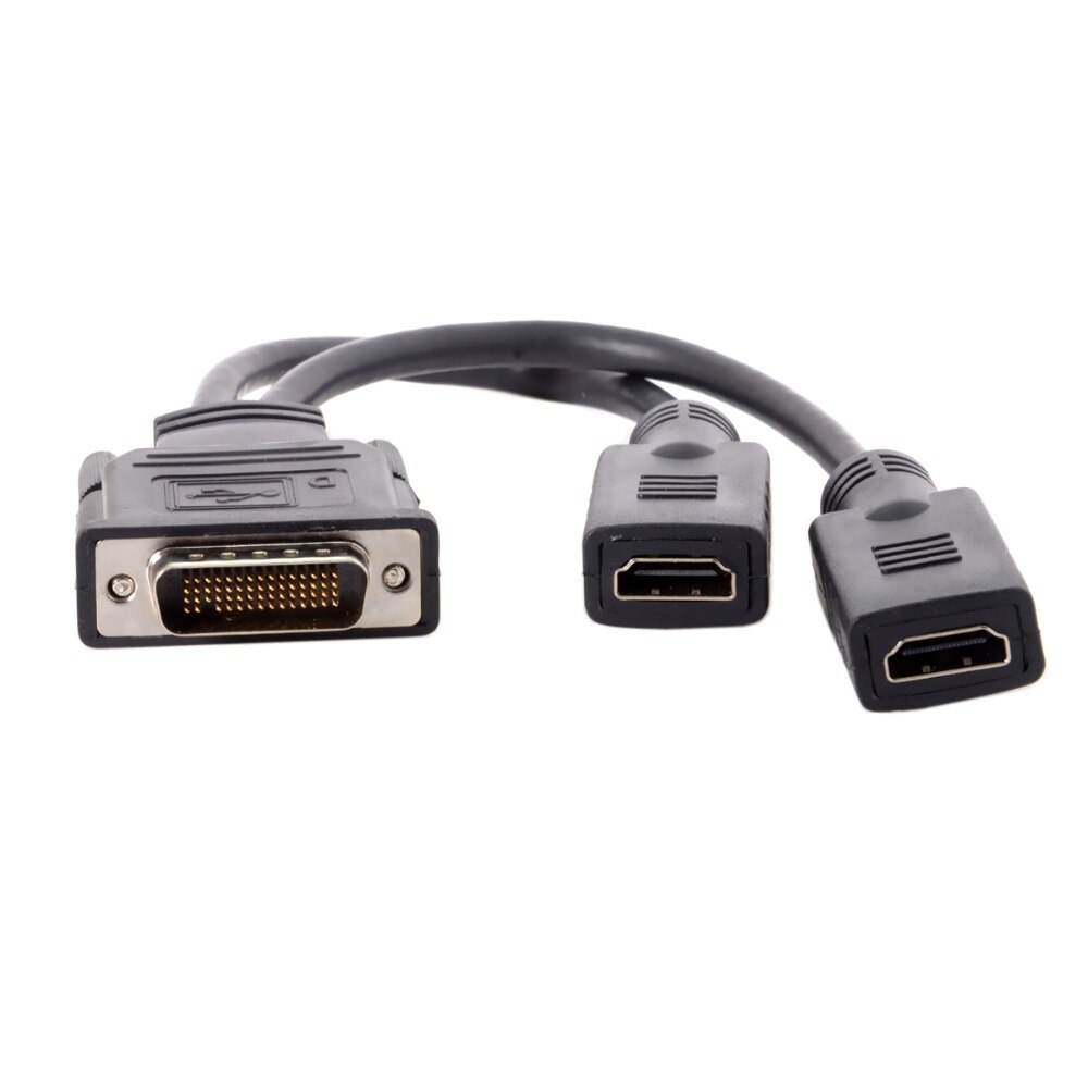 DMS 59 Pin męski na 2 HDMI DVI VGA Displayport splitter rozszerzenie Adapter do kabla dla karta graficzna monitory HDMI