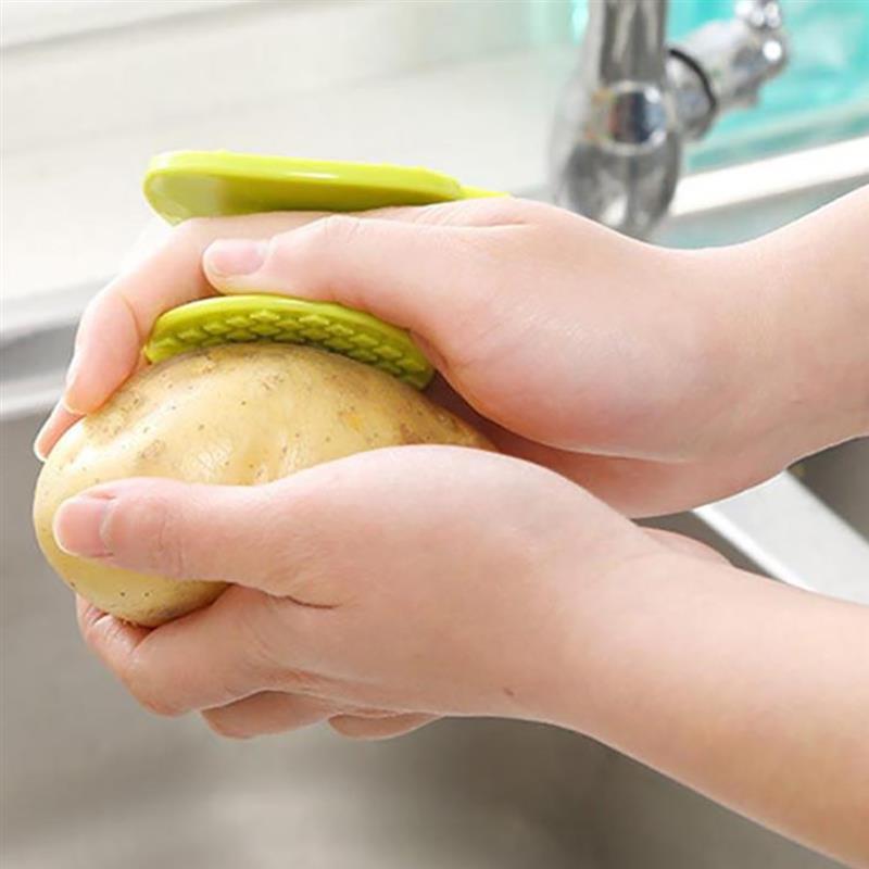 Kitchen Tools Groente Fruit Peelers Aardappel Komkommer Wortel Dunschiller Ruit Reinigingsborstel Groente Borstel Keuken Accessoires