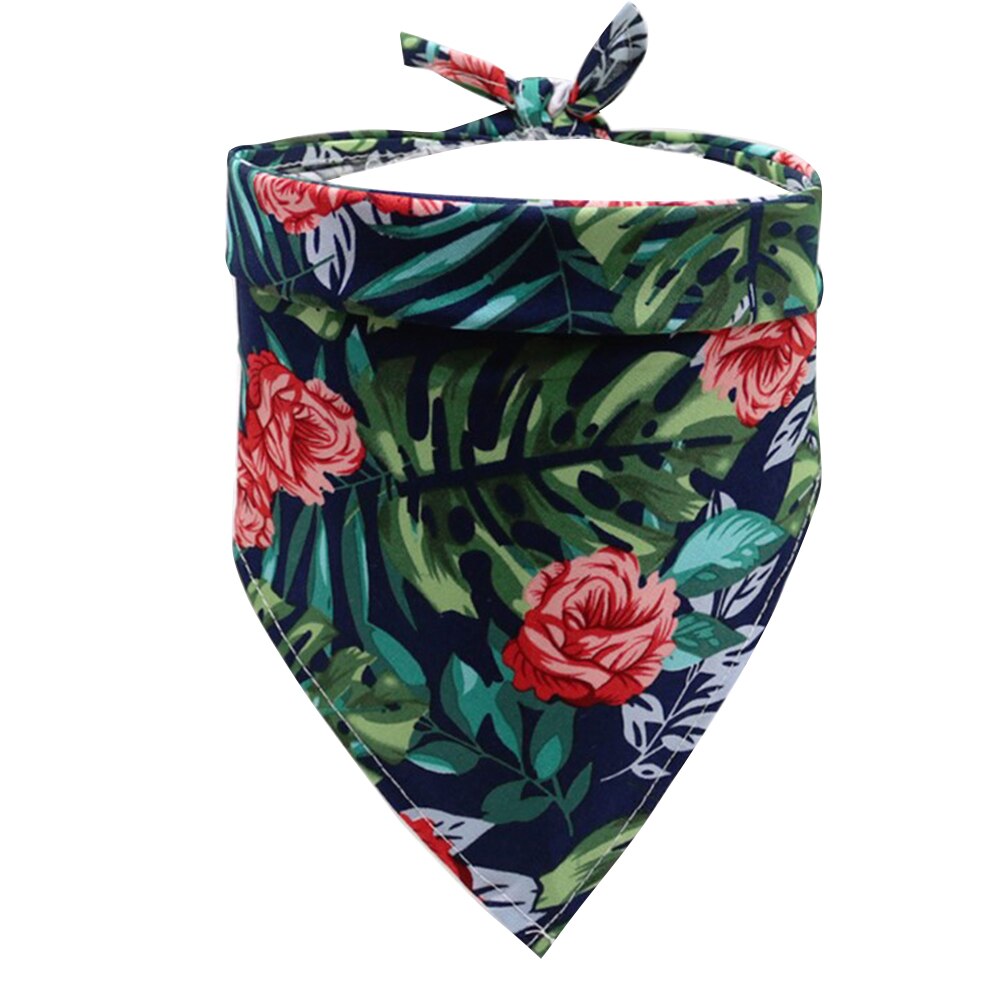 Bandana d'halloween anniversaire pour chien, bavoir de noël pour chien, marguerite, chat, accessoires pour animaux de compagnie, petit, moyen et grand gabarit: Ins Blue 63cm